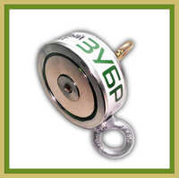 Поисковый магнит "ЗУБР" F200*2 двухсторонний